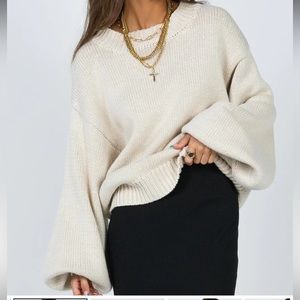 Princess Polly Harmony Sweater Beige